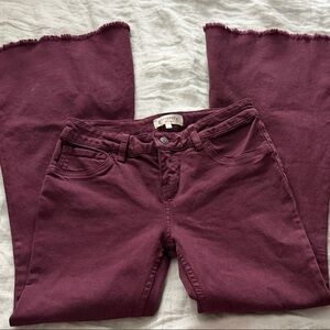 Shyanne Kids Burgundy Jeans
